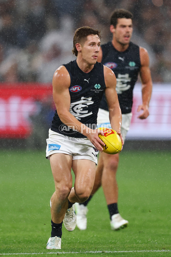 AFL 2025 Round 04 - Collingwood v Carlton - A-58343377