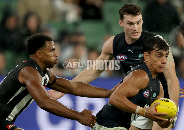 AFL 2025 Round 04 - Collingwood v Carlton - A-58343382