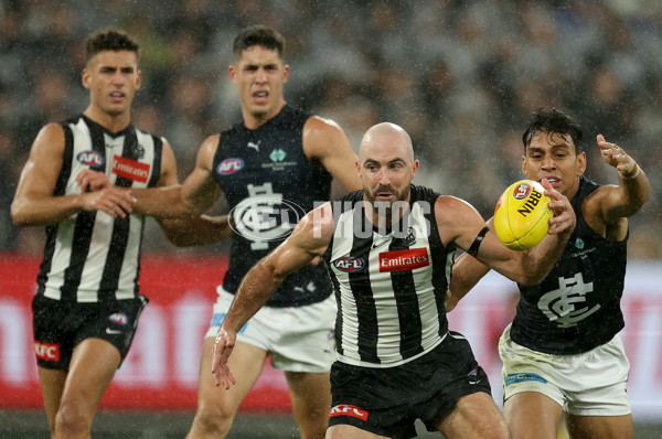 AFL 2025 Round 04 - Collingwood v Carlton - A-58343387