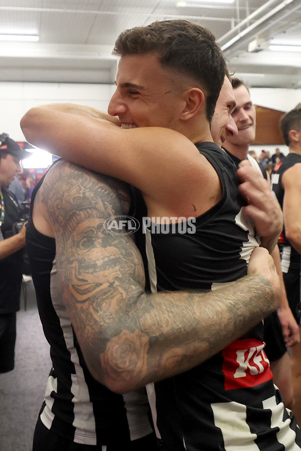AFL 2025 Round 04 - Collingwood v Carlton - A-58343448