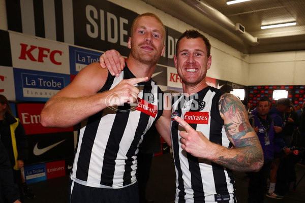 AFL 2025 Round 04 - Collingwood v Carlton - A-58346390