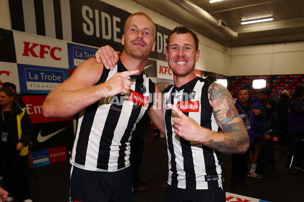 AFL 2025 Round 04 - Collingwood v Carlton - A-58346391