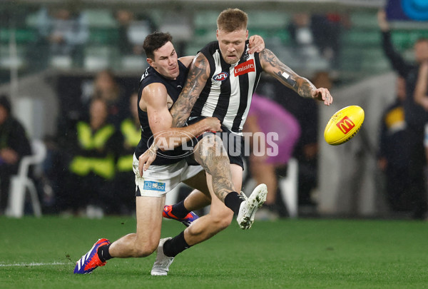 AFL 2025 Round 04 - Collingwood v Carlton - A-58348250