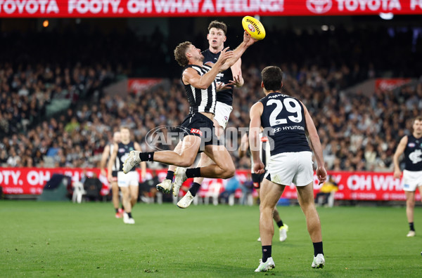 AFL 2025 Round 04 - Collingwood v Carlton - A-58349427