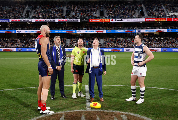AFL 2025 Round 04 - Geelong v Melbourne - A-58349512
