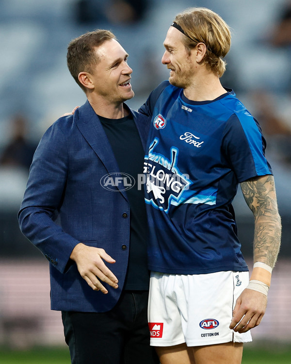 AFL 2025 Round 04 - Geelong v Melbourne - A-58351575