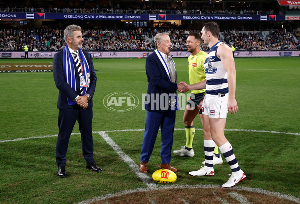 AFL 2025 Round 04 - Geelong v Melbourne - A-58351602