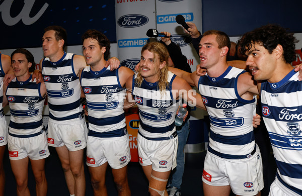 AFL 2025 Round 04 - Geelong v Melbourne - A-58357442
