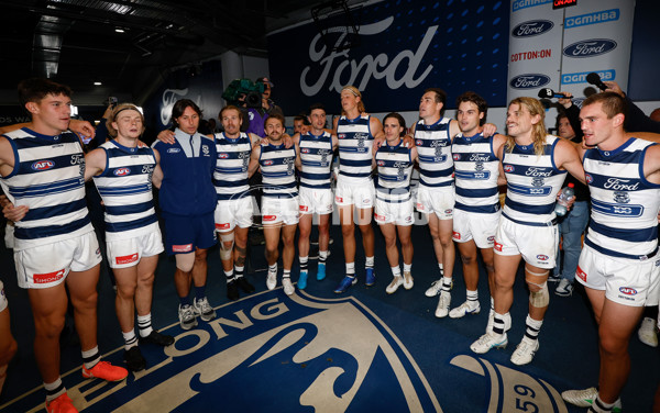 AFL 2025 Round 04 - Geelong v Melbourne - A-58358615
