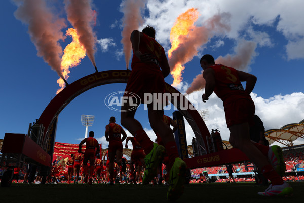 AFL 2025 Round 04 - Gold Coast v Adelaide - A-58361066