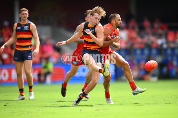 AFL 2025 Round 04 - Gold Coast v Adelaide - A-58365706
