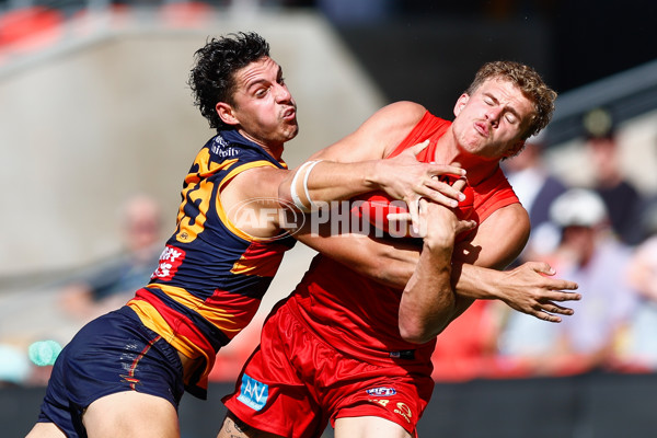 AFL 2025 Round 04 - Gold Coast v Adelaide - A-58368592