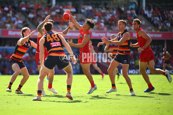 AFL 2025 Round 04 - Gold Coast v Adelaide - A-58371104
