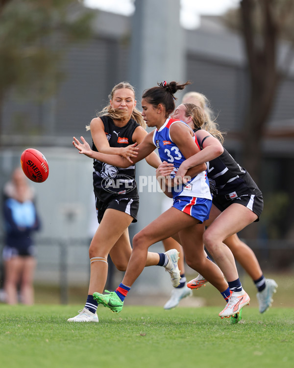 Coates League Girls 2025 Round 01 - Northern Knights v Oakleigh Chargers - A-58422650