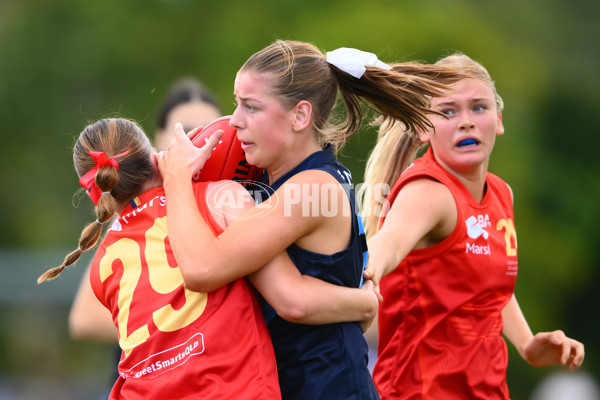 Marsh AFL National Development Championships U16 Girls 2025 - Gold Coast Suns Academy v Victoria Metro - A-58468264