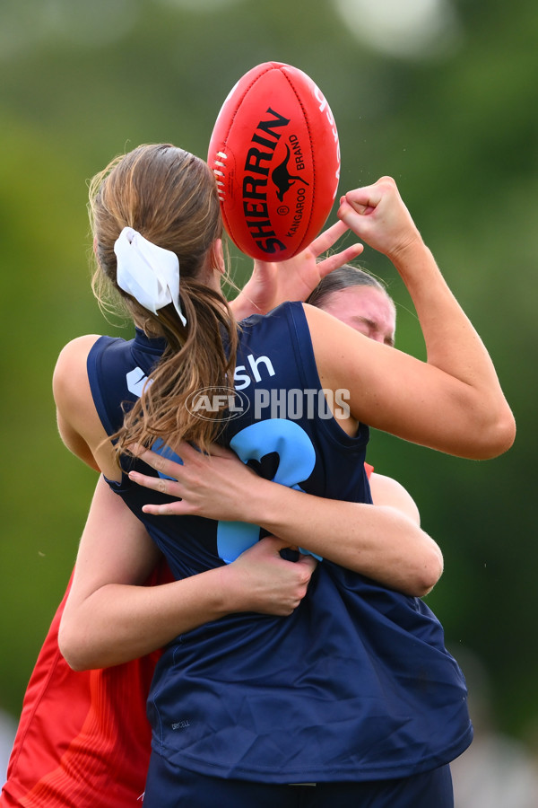 Marsh AFL National Development Championships U16 Girls 2025 - Gold Coast Suns Academy v Victoria Metro - A-58469419