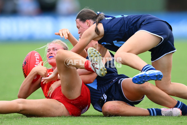 Marsh AFL National Development Championships U16 Girls 2025 - Gold Coast Suns Academy v Victoria Metro - A-58469422