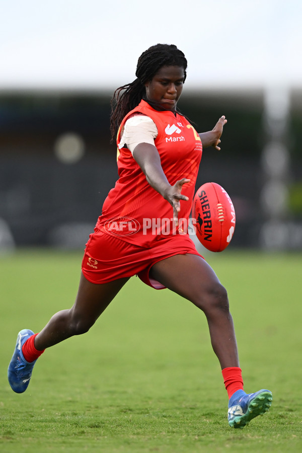 Marsh AFL National Development Championships U16 Girls 2025 - Gold Coast Suns Academy v Victoria Metro - A-58471108