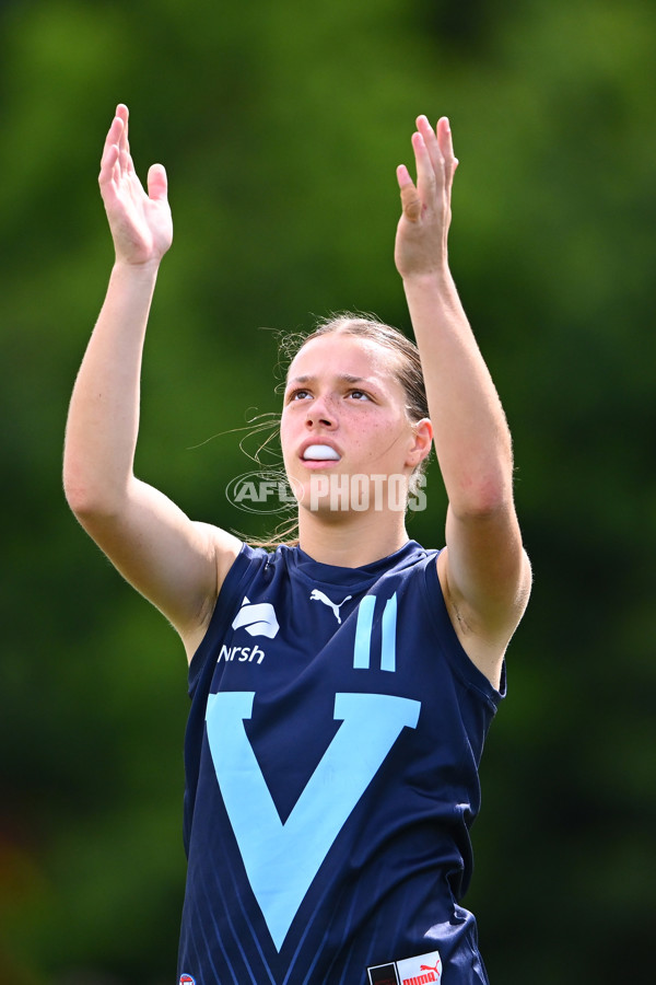 Marsh AFL National Development Championships U16 Girls 2025 - Gold Coast Suns Academy v Victoria Metro - A-58471115