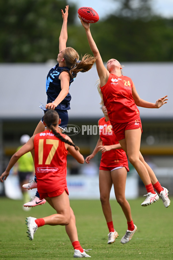Marsh AFL National Development Championships U16 Girls 2025 - Gold Coast Suns Academy v Victoria Metro - A-58472169