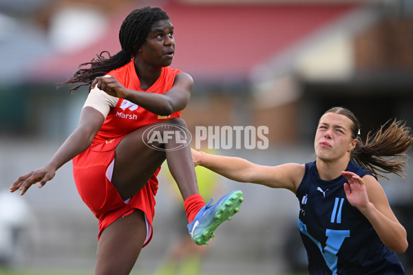 Marsh AFL National Development Championships U16 Girls 2025 - Gold Coast Suns Academy v Victoria Metro - A-58472173