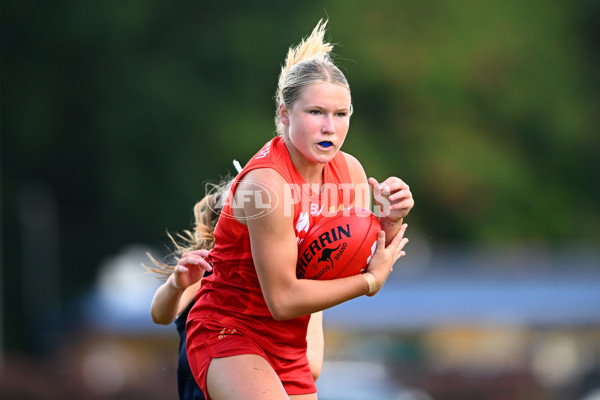 Marsh AFL National Development Championships U16 Girls 2025 - Gold Coast Suns Academy v Victoria Metro - A-58475108