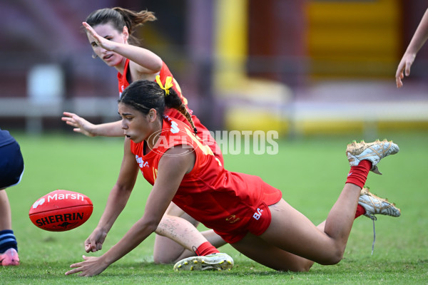 Marsh AFL National Development Championships U16 Girls 2025 - Gold Coast Suns Academy v Victoria Metro - A-58475885