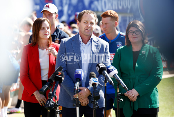 AFL 2025 Media - Norwood Oval Media Opportunity 110425 - A-58512180