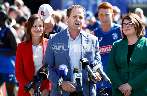 AFL 2025 Media - Norwood Oval Media Opportunity 110425 - A-58512181