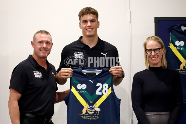 2025 Marsh AFL National Academy Boys Jumper Presentation - A-58565692
