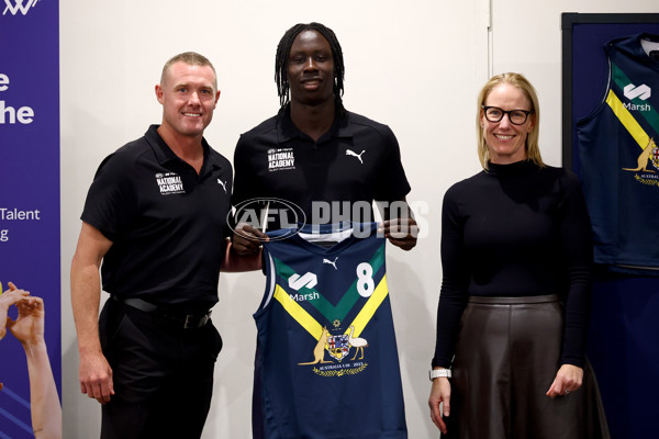 2025 Marsh AFL National Academy Boys Jumper Presentation - A-58565703