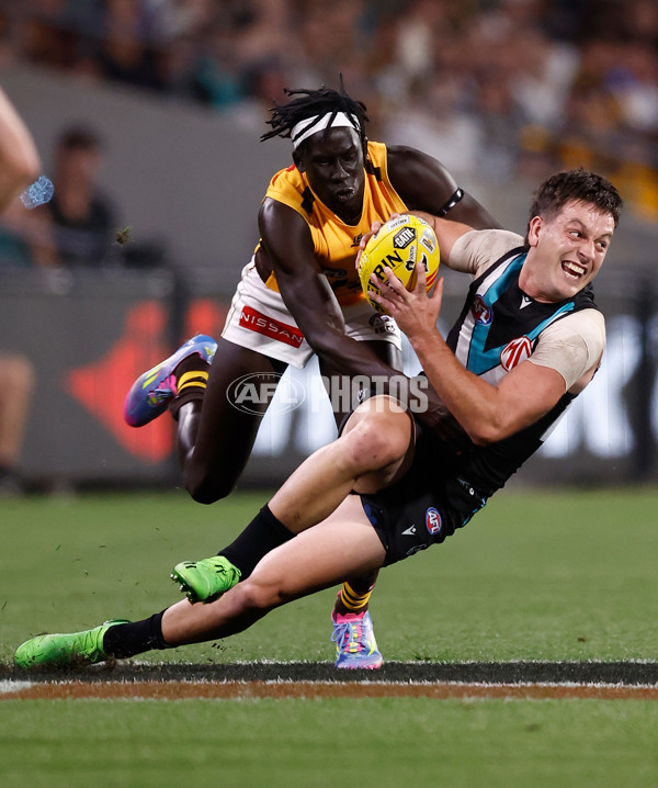 AFL 2025 Round 05 - Port Adelaide v Hawthorn - A-58587004