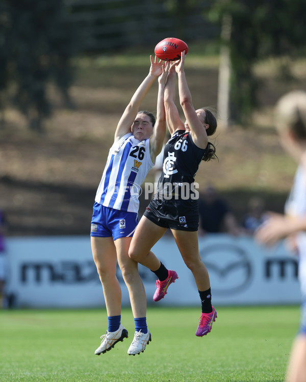 VFLW 2025 Round 01 - North Melbourne v Carlton - A-58722149
