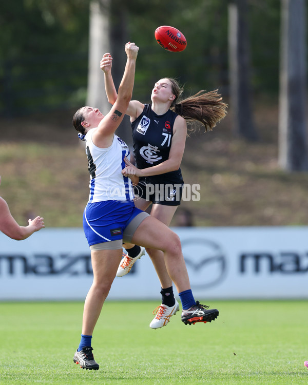 VFLW 2025 Round 01 - North Melbourne v Carlton - A-58722153