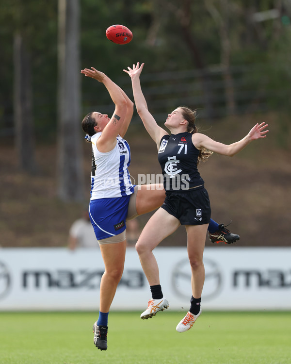 VFLW 2025 Round 01 - North Melbourne v Carlton - A-58768842