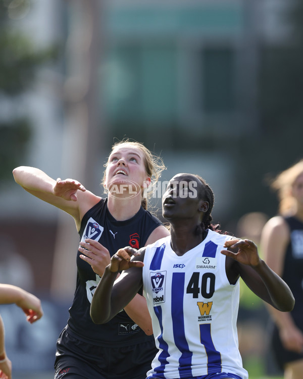 VFLW 2025 Round 01 - North Melbourne v Carlton - A-58771006