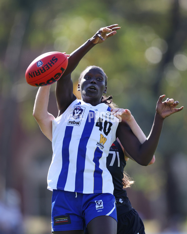 VFLW 2025 Round 01 - North Melbourne v Carlton - A-58771069