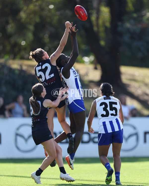 VFLW 2025 Round 01 - North Melbourne v Carlton - A-58771073
