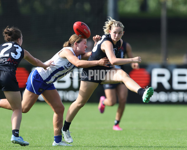 VFLW 2025 Round 01 - North Melbourne v Carlton - A-58771535