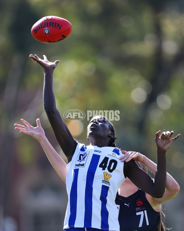 VFLW 2025 Round 01 - North Melbourne v Carlton - A-58771569