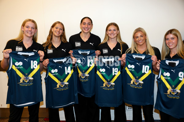 2025 Marsh AFL National Academy Girls Jumper Presentation - A-58806882