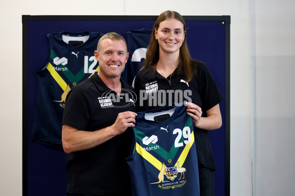 2025 Marsh AFL National Academy Girls Jumper Presentation - A-58806908