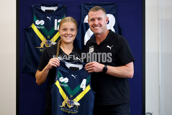 2025 Marsh AFL National Academy Girls Jumper Presentation - A-58806919