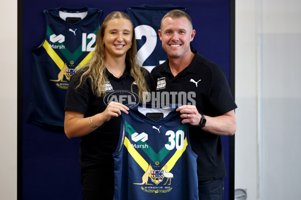 2025 Marsh AFL National Academy Girls Jumper Presentation - A-58807558