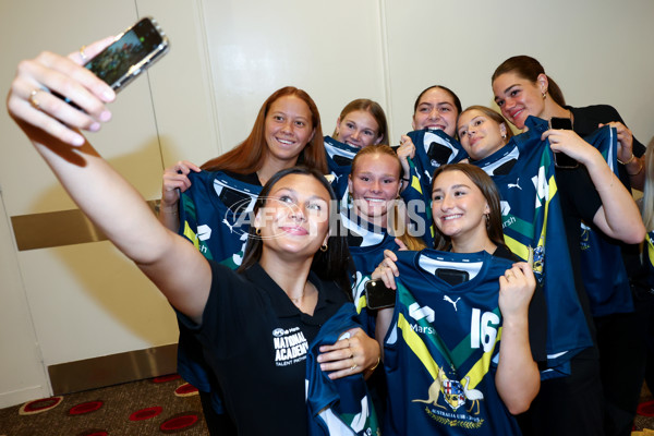 2025 Marsh AFL National Academy Girls Jumper Presentation - A-58807562