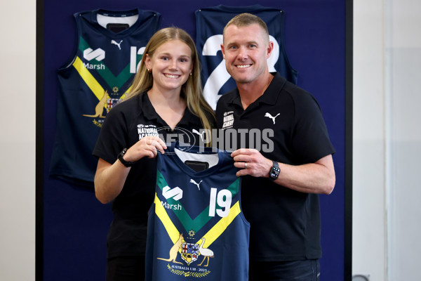 2025 Marsh AFL National Academy Girls Jumper Presentation - A-58807567
