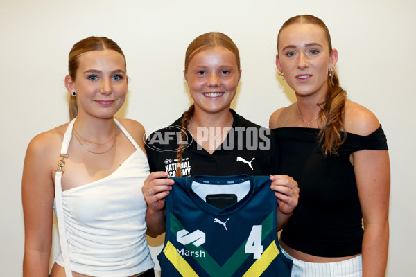 2025 Marsh AFL National Academy Girls Jumper Presentation - A-58807586