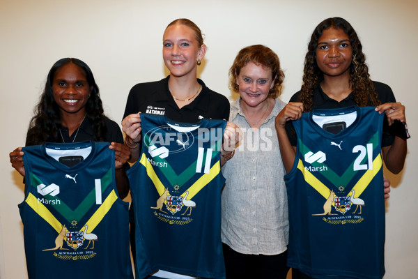 2025 Marsh AFL National Academy Girls Jumper Presentation - A-58807595