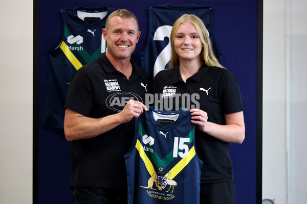 2025 Marsh AFL National Academy Girls Jumper Presentation - A-58807621
