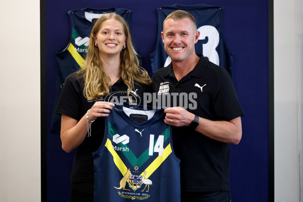2025 Marsh AFL National Academy Girls Jumper Presentation - A-58807630